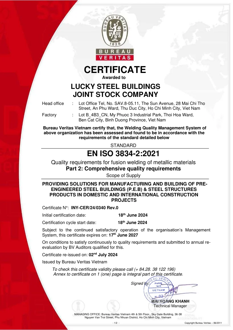 EN ISO 3834-2:2021