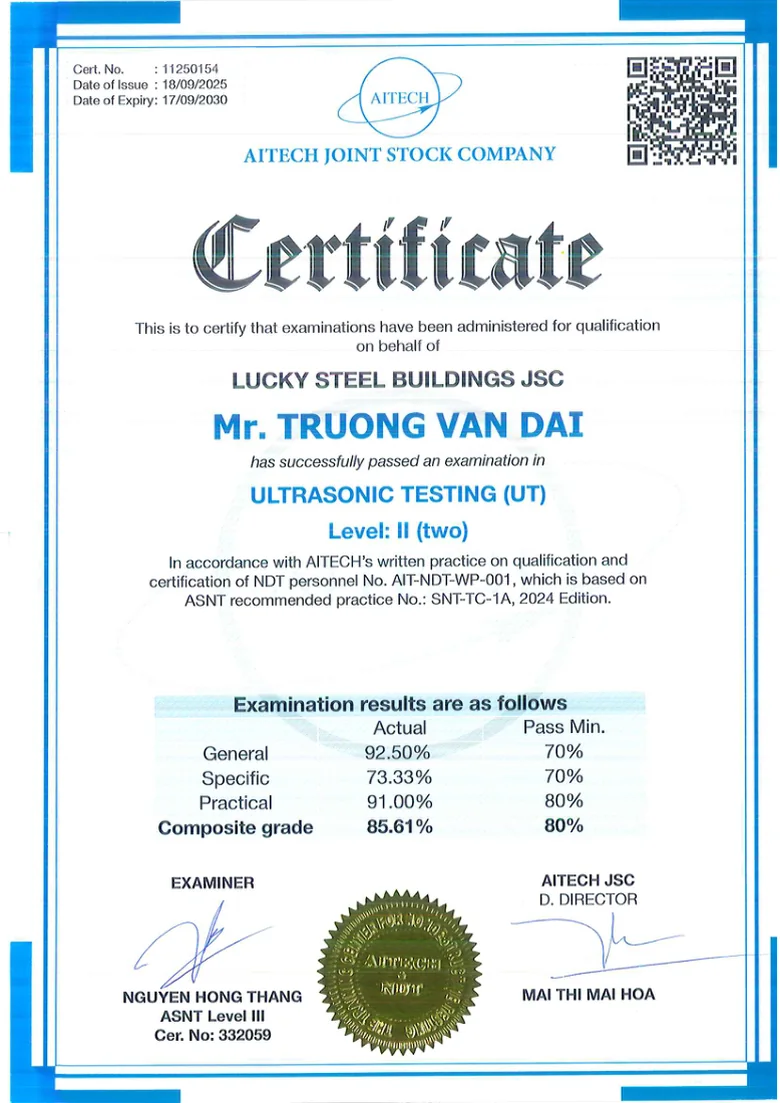NDT UT Level II